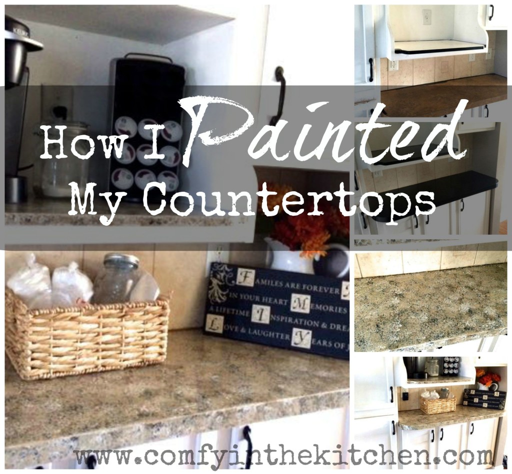 How I Painted My Countertops