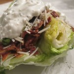 Iceberg Wedge Salad w/ Homemade Blue Cheese Dressing (101: How to core lettuce)