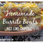 Homemade Burrito Bowls {Just like Chipotle!}